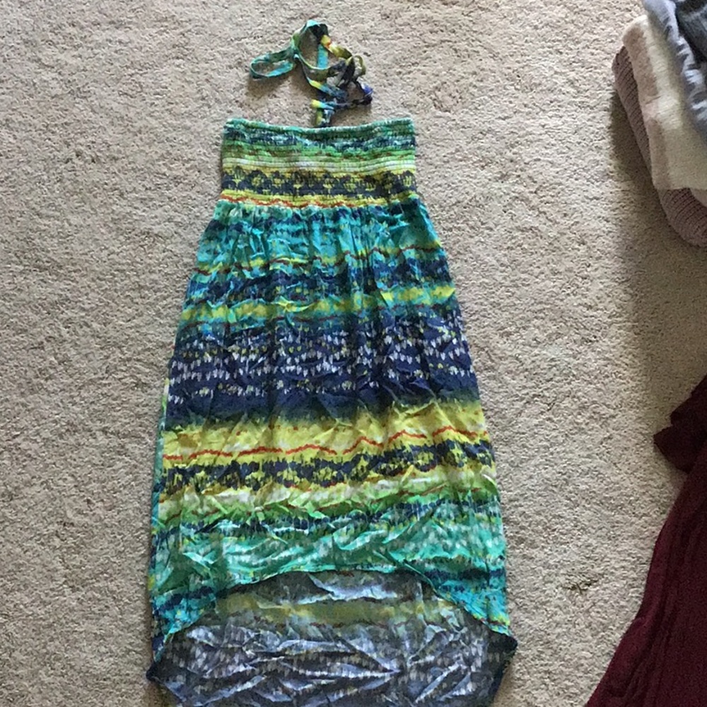 Kids strapless tie dress